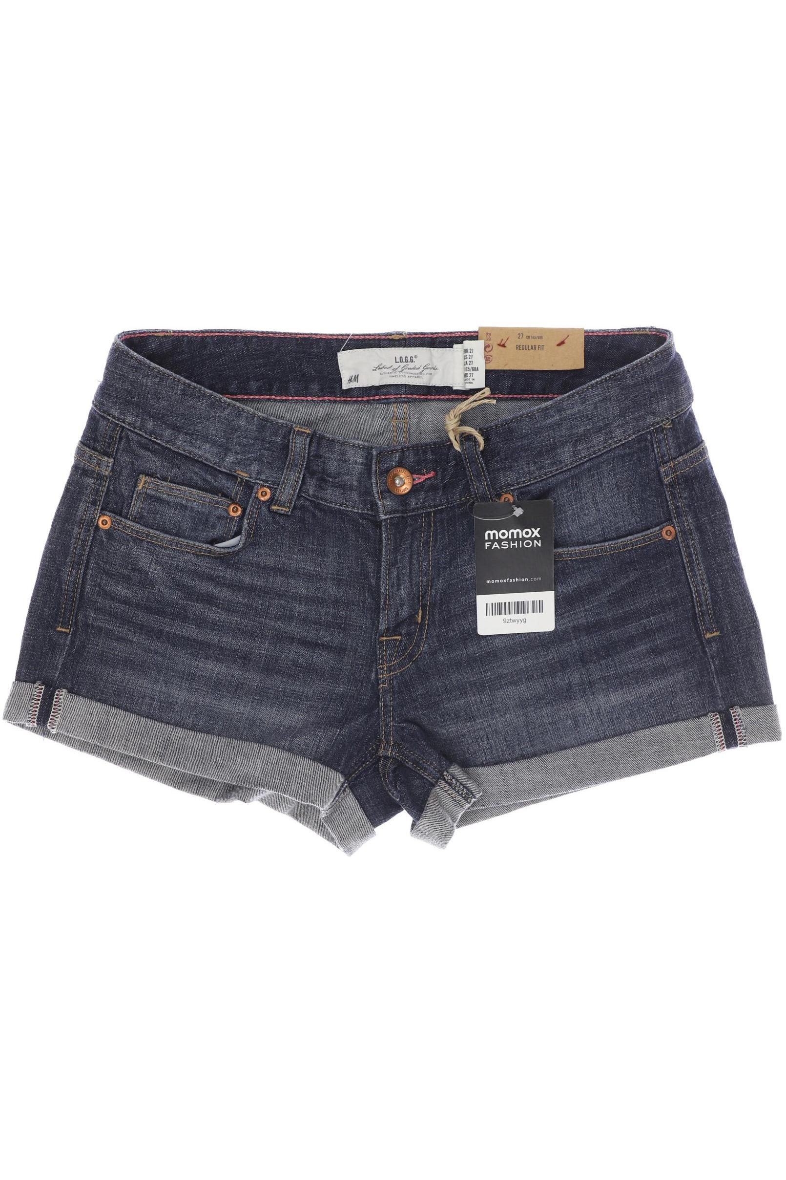 

H&M Damen Shorts, blau, Gr. 38