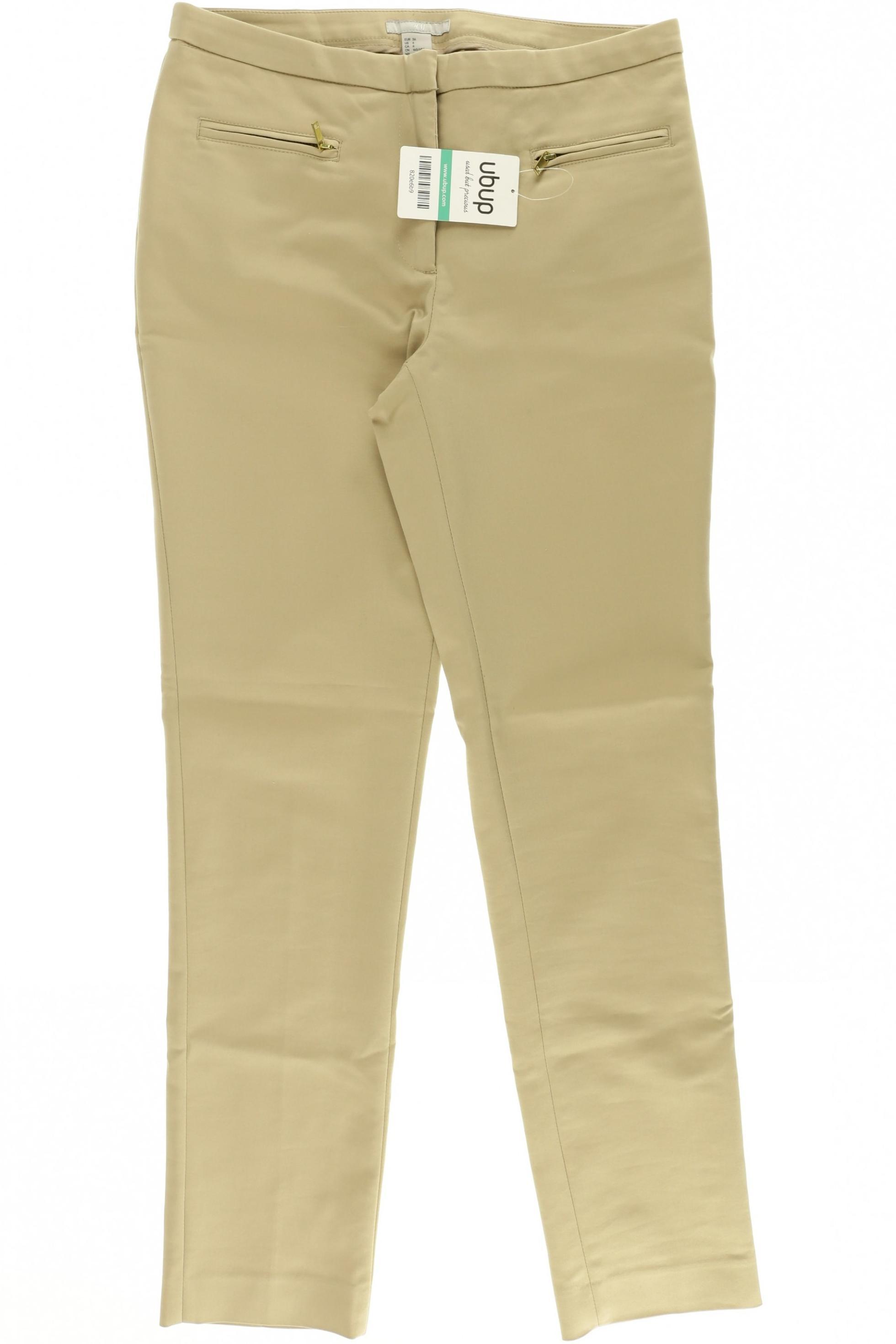 

H&M Damen Stoffhose, beige, Gr. 36