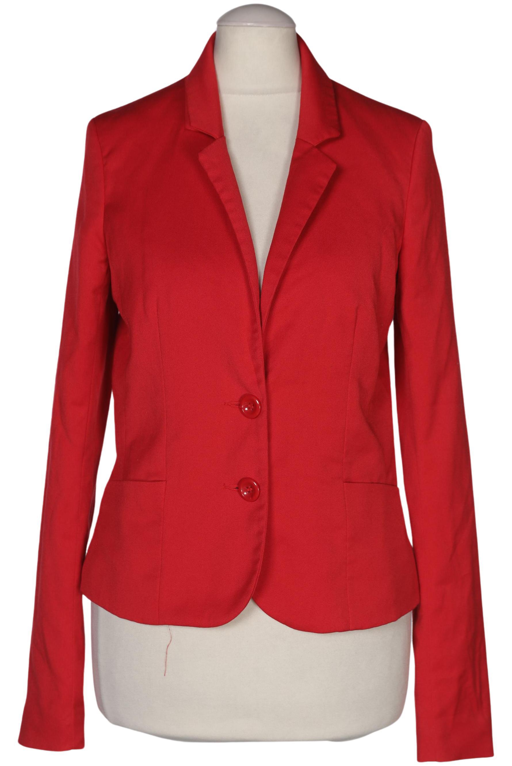 

H&M Damen Blazer, rot, Gr. 34