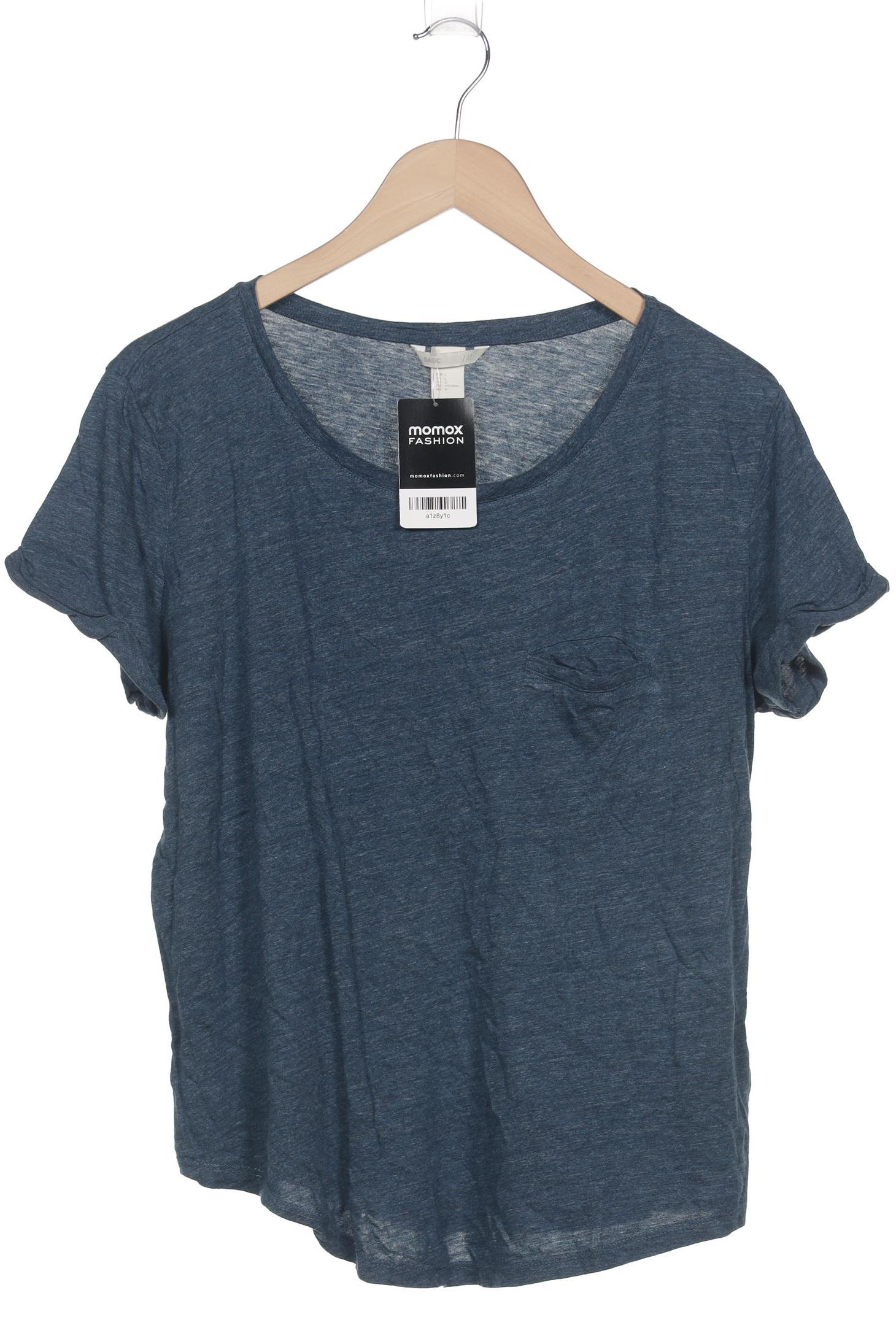 

H&M Damen T-Shirt, blau, Gr. 42