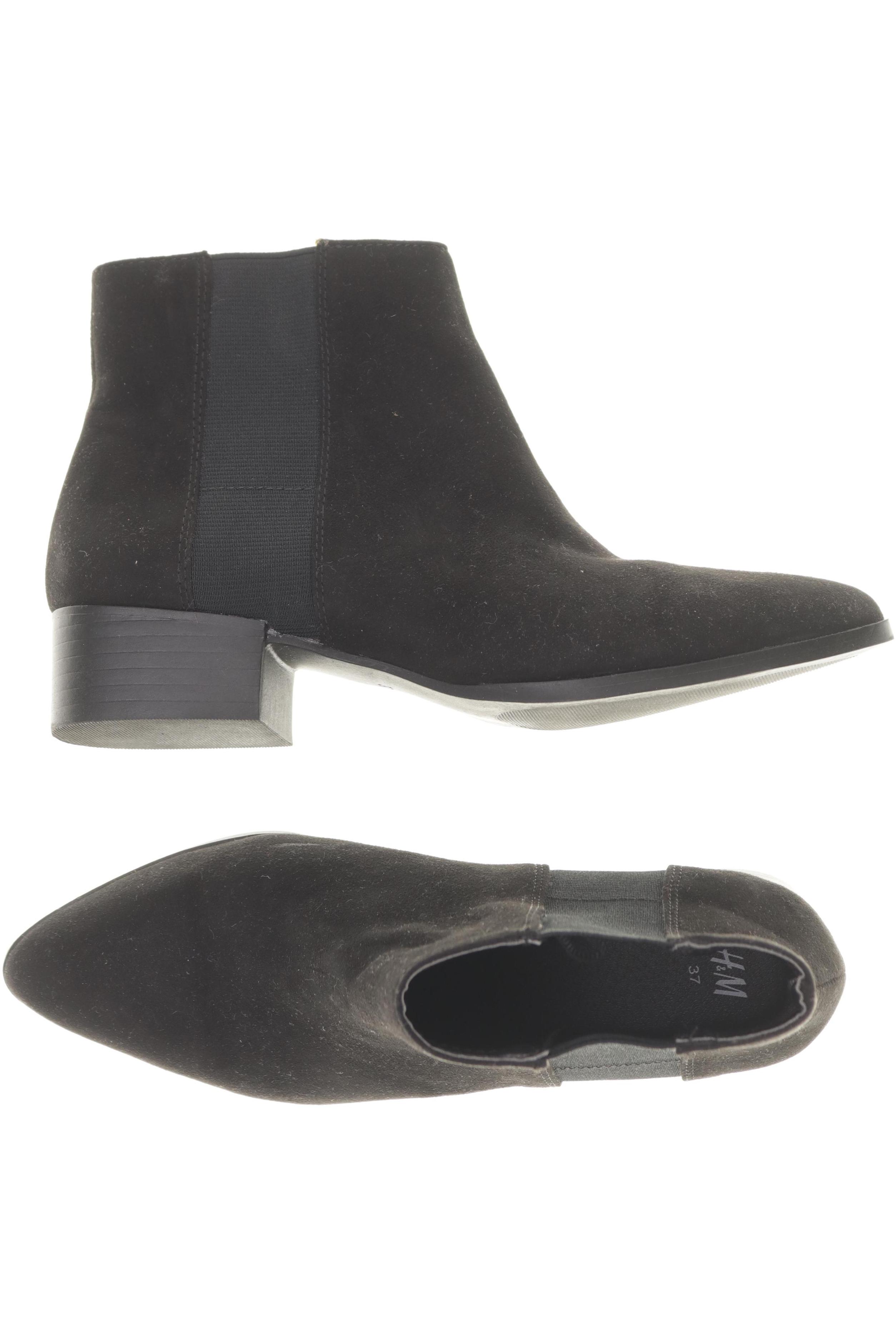 

H&M Damen Stiefelette, schwarz, Gr. 37