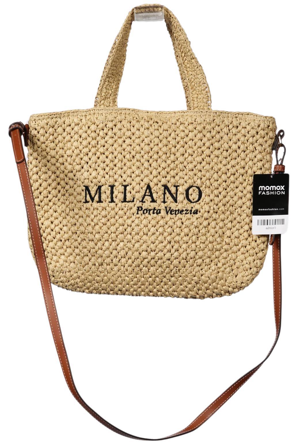 

H&M Damen Handtasche, beige, Gr.