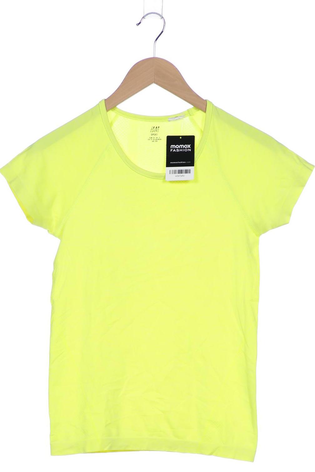 

H&M Damen T-Shirt, neon, Gr. 36