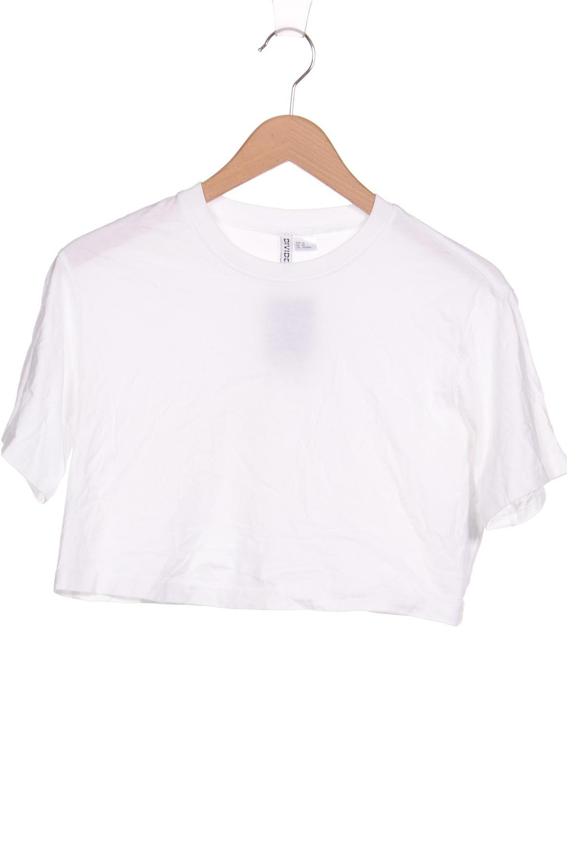 

H&M Damen T-Shirt, weiß