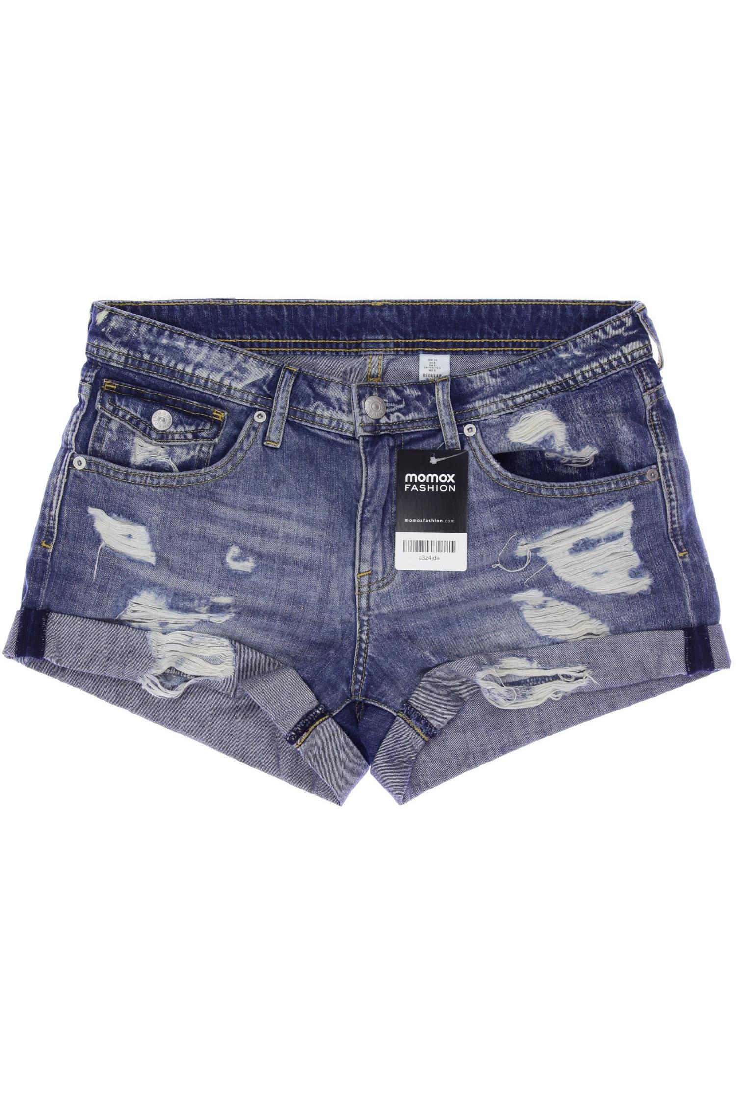

H&M Damen Shorts, blau, Gr. 38