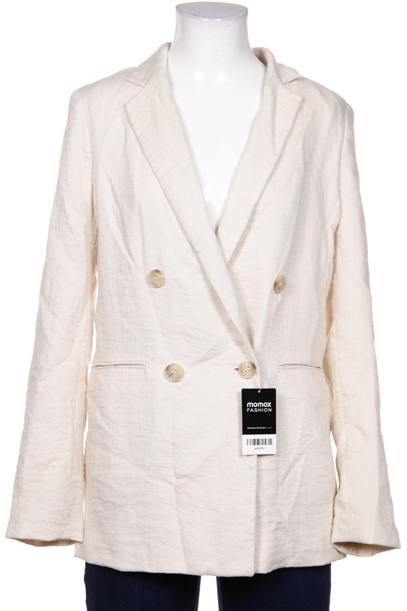 

H&M Damen Blazer, cremeweiß, Gr. 36