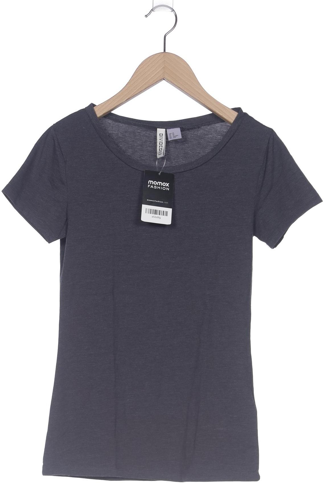 

H&M Damen T-Shirt, grau, Gr. 34
