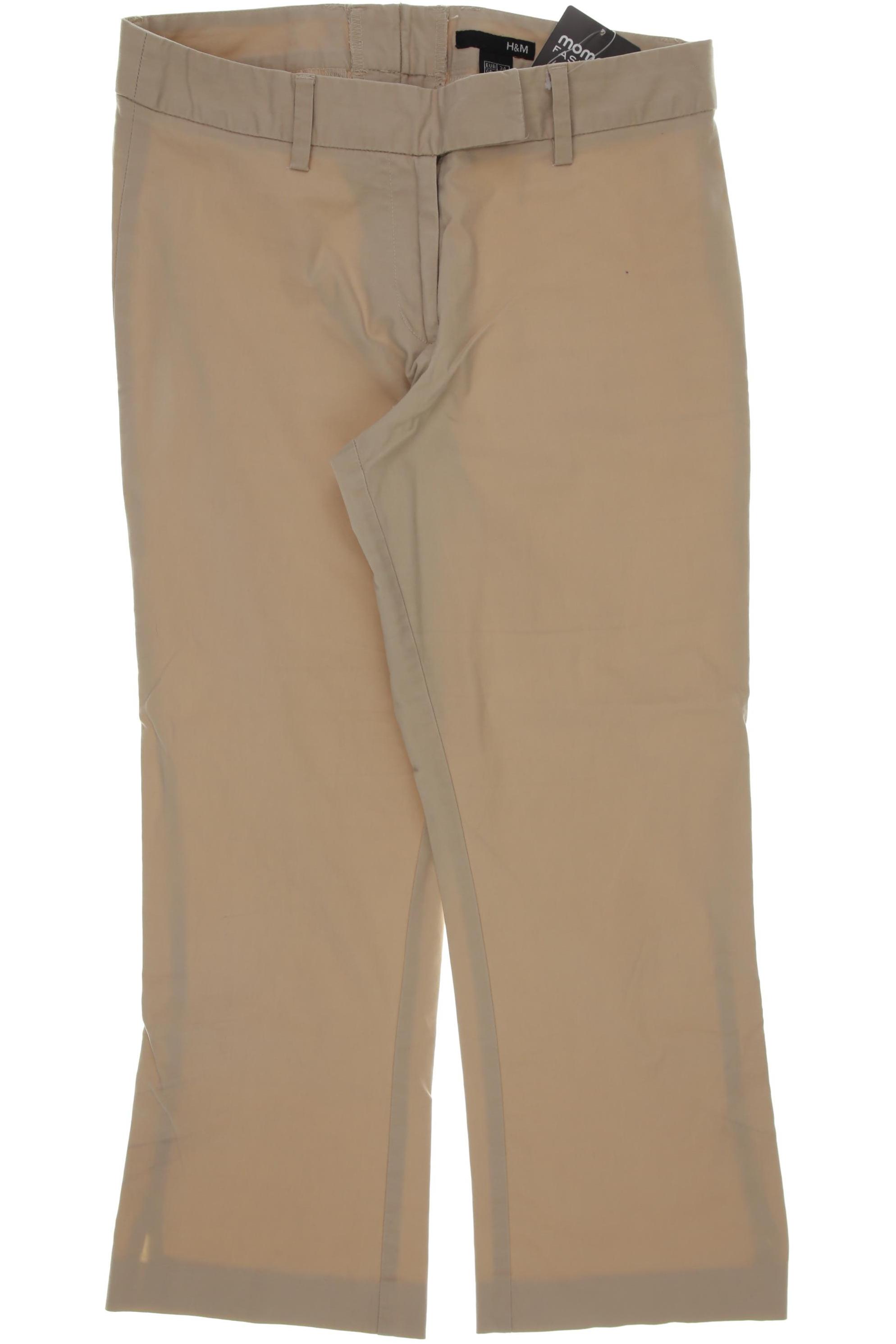 

H&M Damen Stoffhose, beige, Gr. 34
