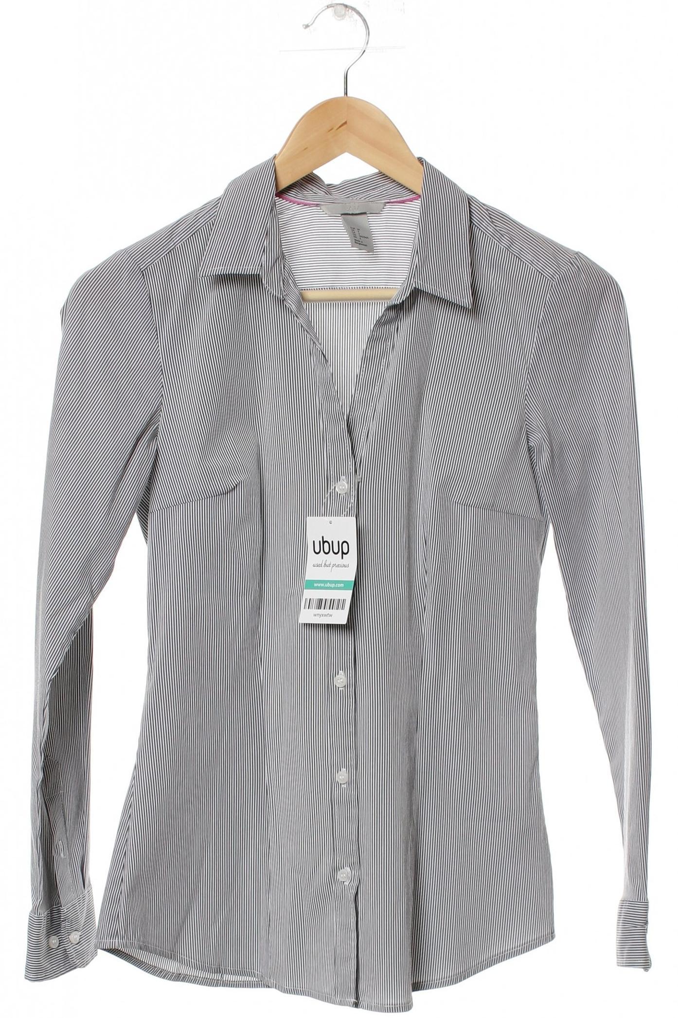 

H&M Damen Bluse, grau, Gr. 36