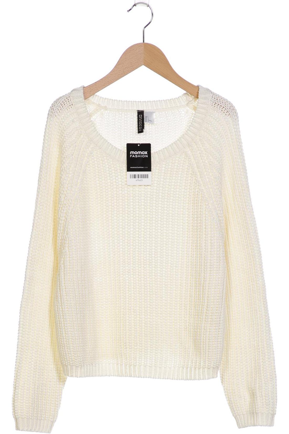 

H&M Damen Pullover, cremeweiß, Gr. 42