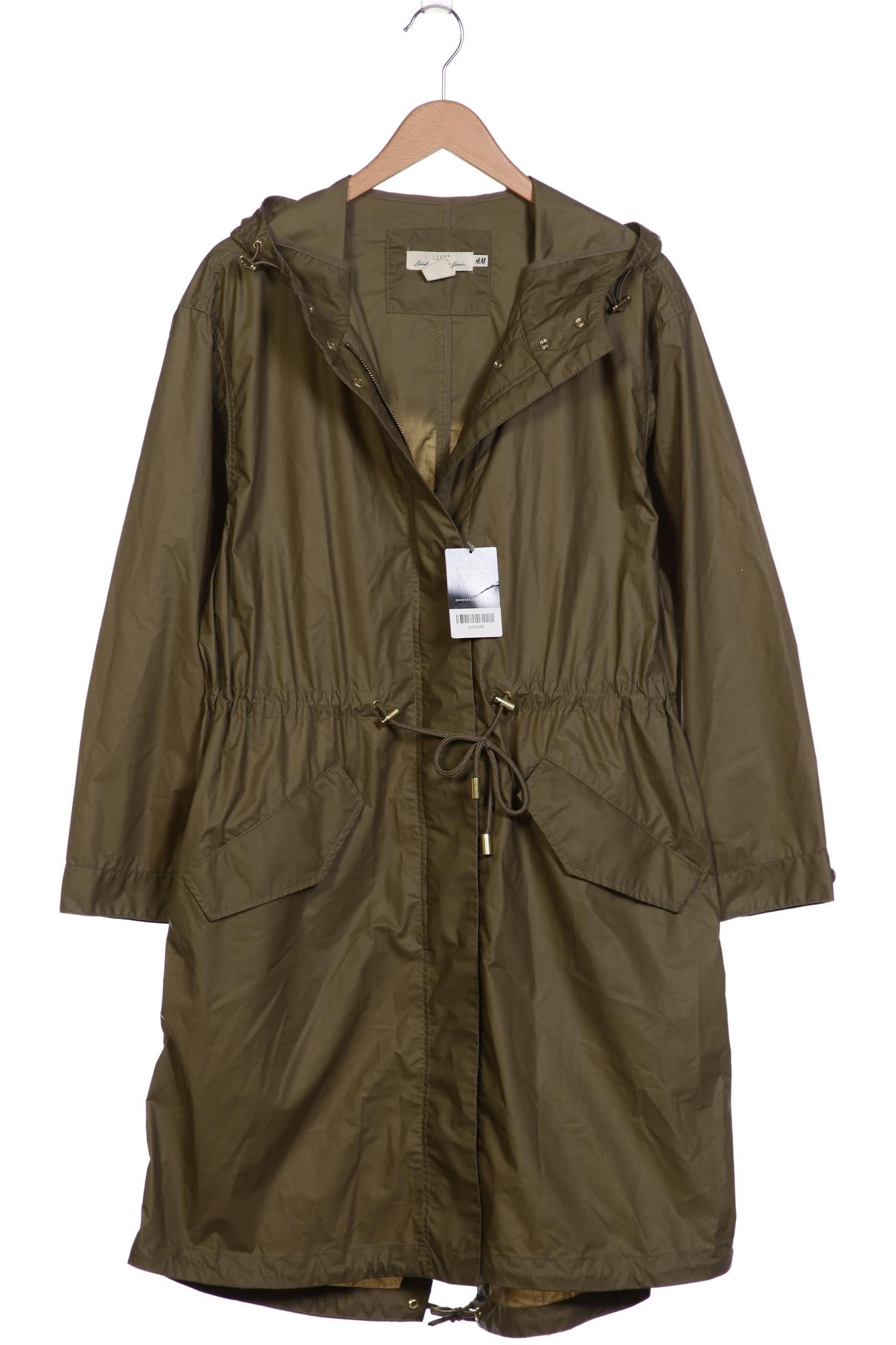 

H&M Damen Mantel, grün, Gr. 36
