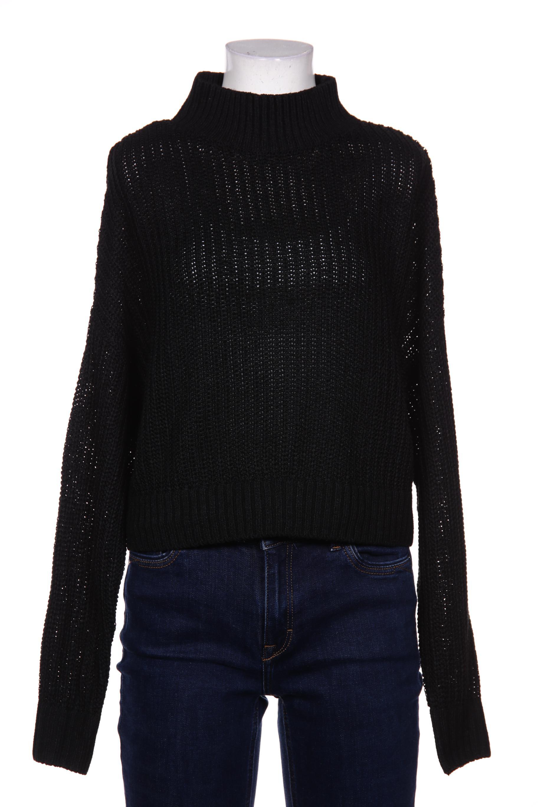 

H&M Damen Pullover, schwarz, Gr. 38