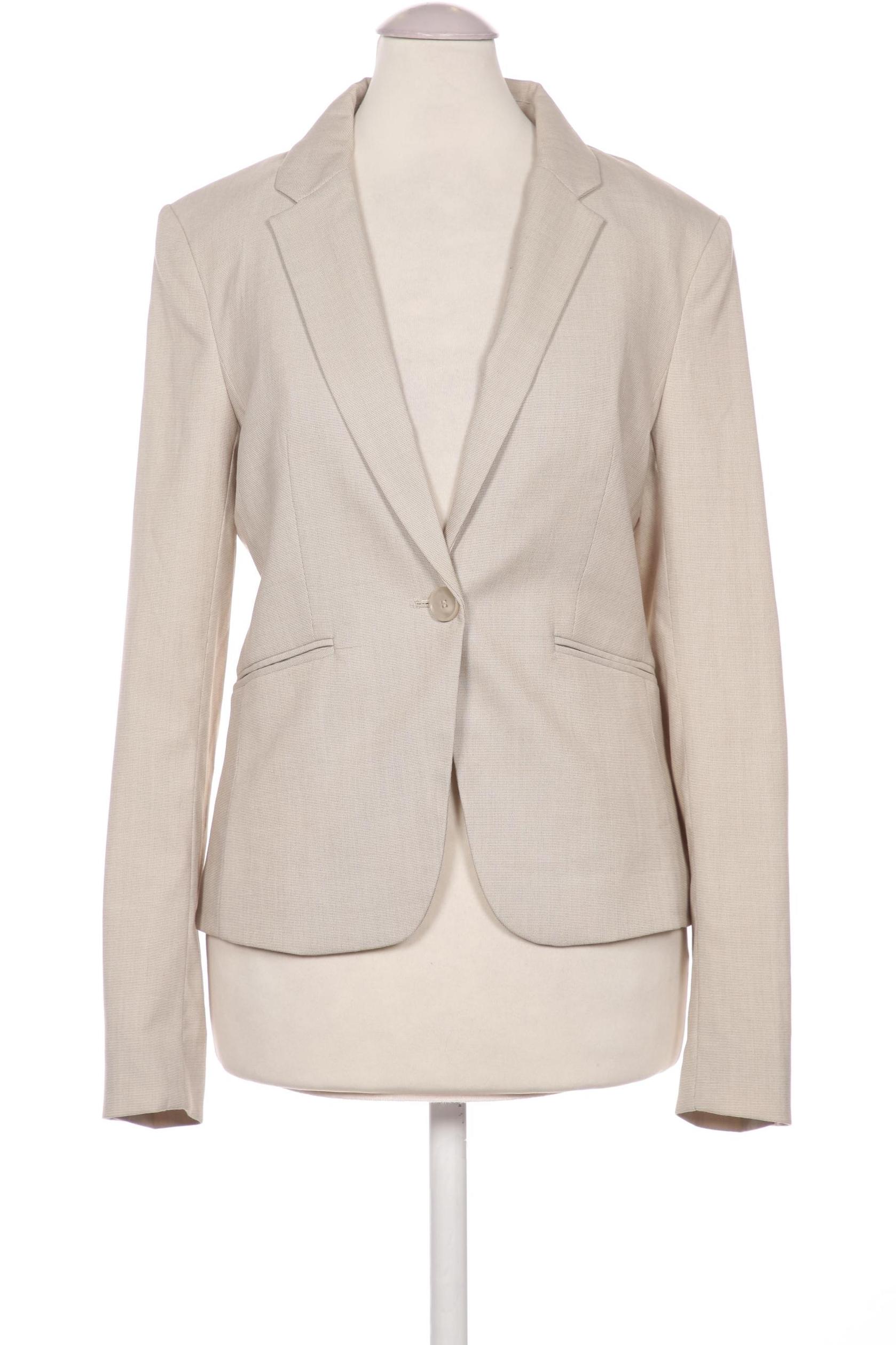 

H&M Damen Blazer, cremeweiß, Gr. 34