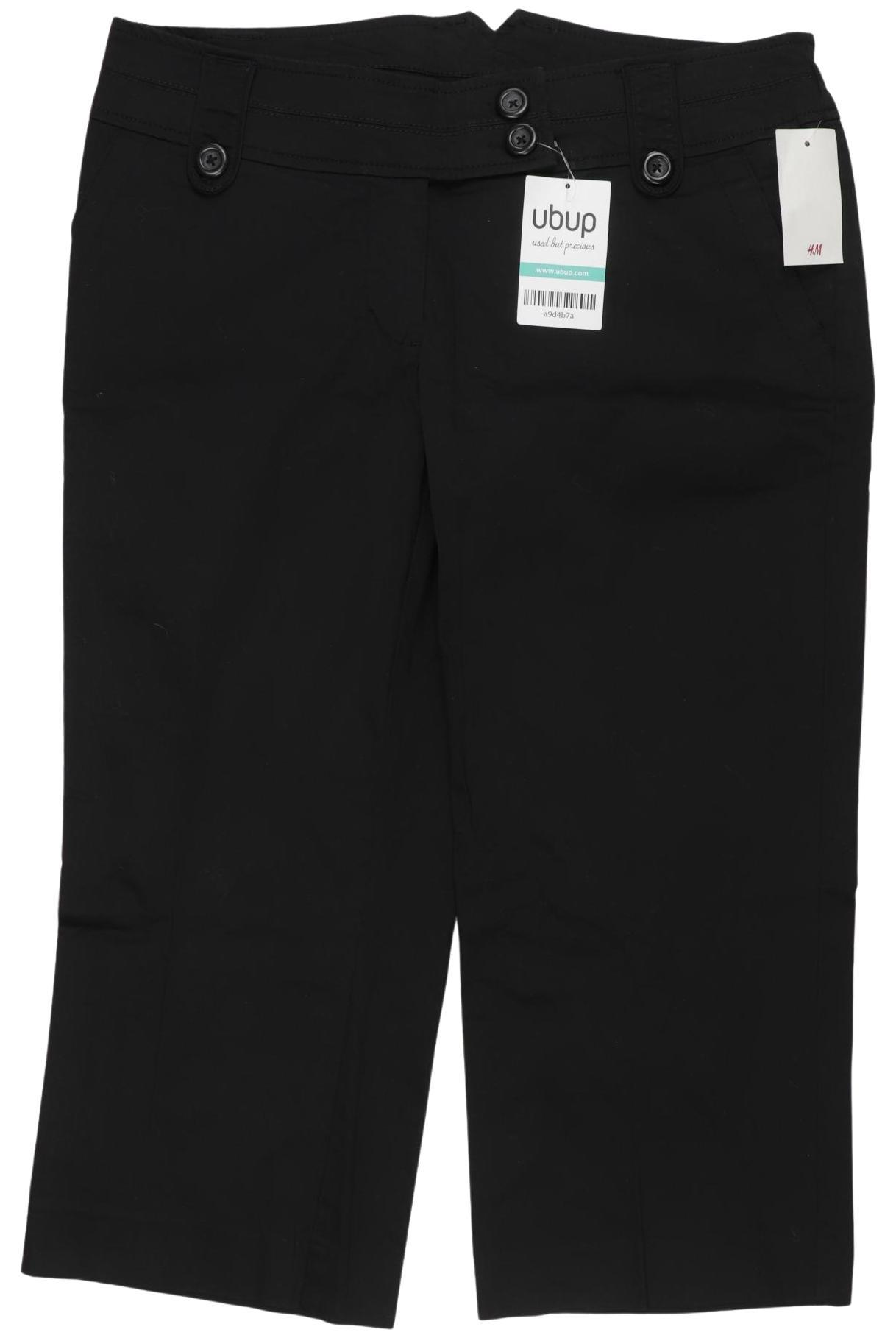 

H&M Damen Stoffhose, schwarz, Gr. 40
