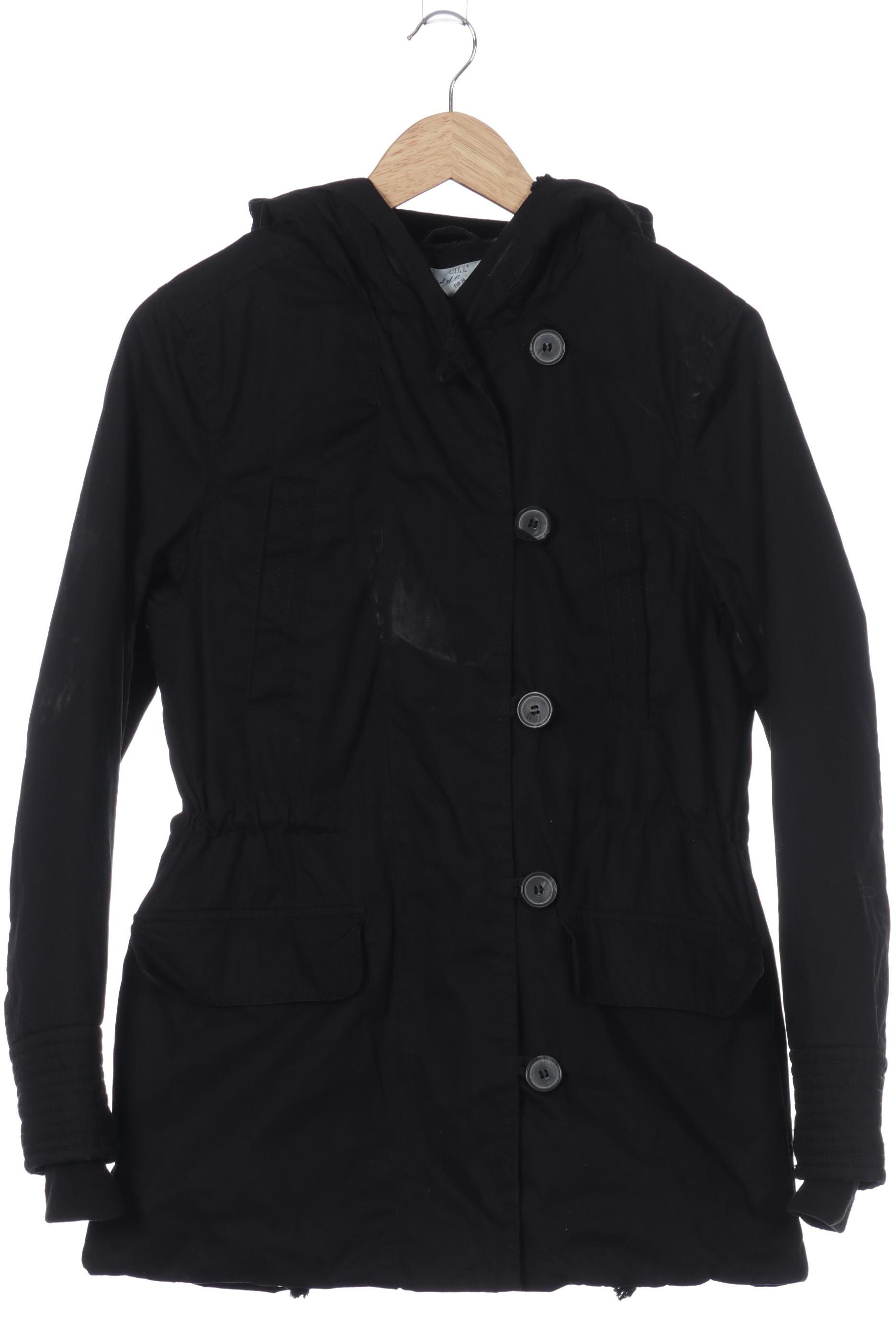 

H&M Damen Mantel, schwarz, Gr. 36