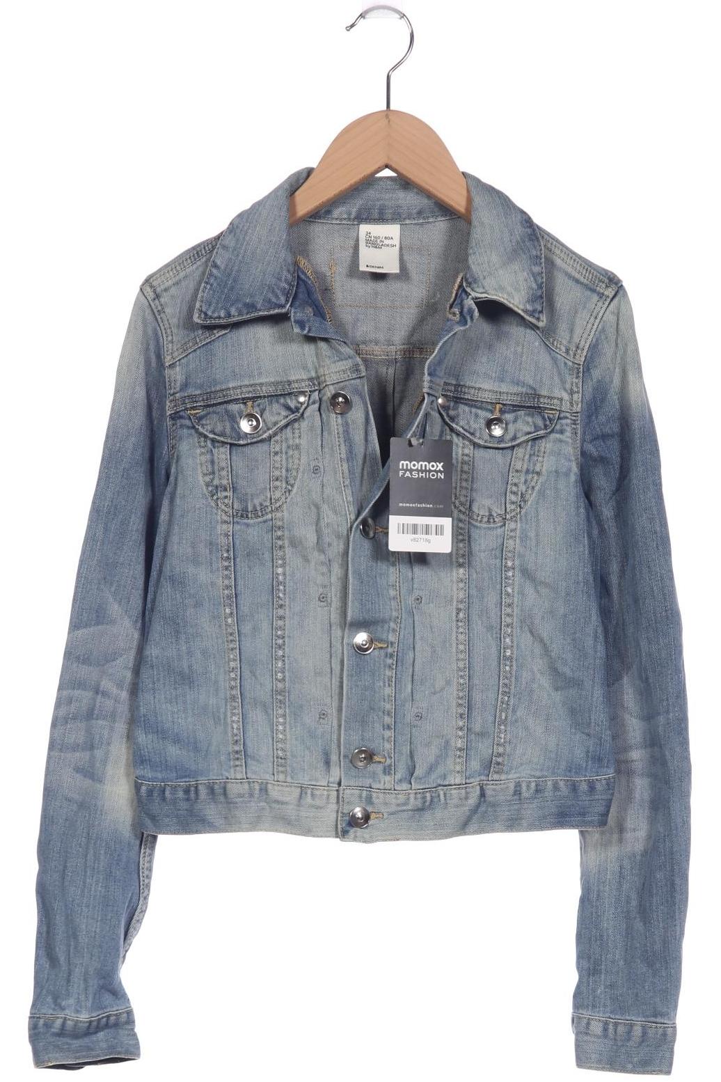 

H&M Damen Jacke, blau, Gr. 34
