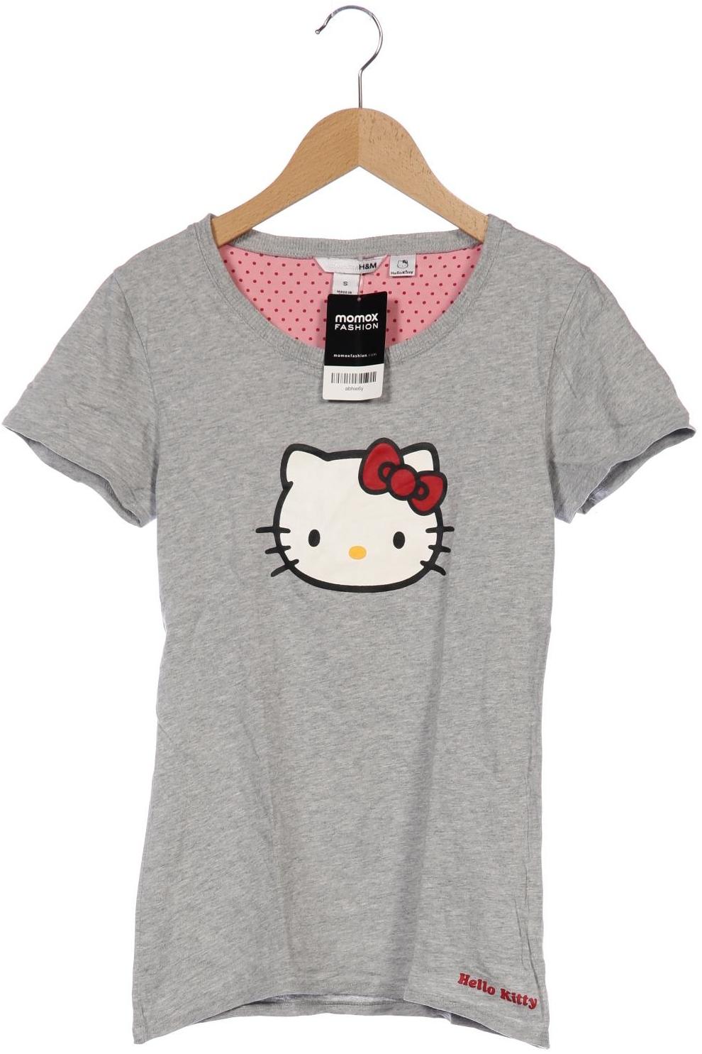 

H&M Damen T-Shirt, grau, Gr. 36
