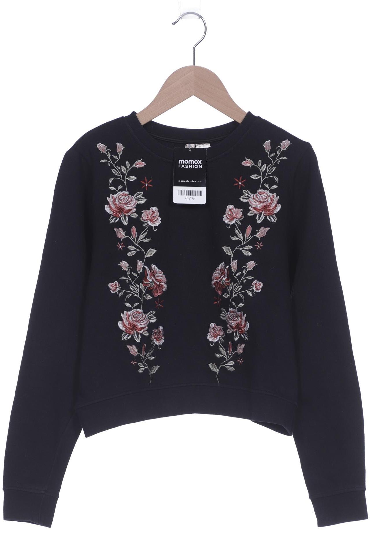 

H&M Damen Sweatshirt, schwarz