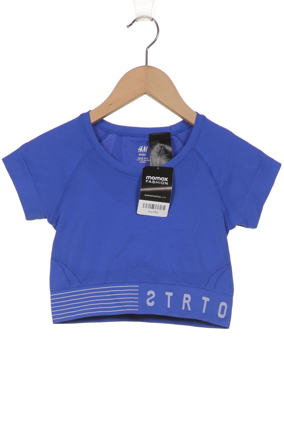 

H&M Damen T-Shirt, blau
