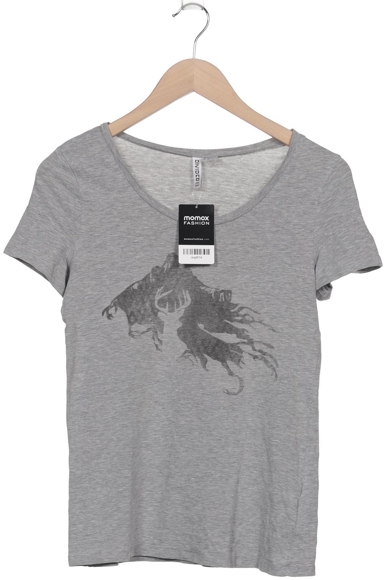 

H&M Damen T-Shirt, grau, Gr. 38