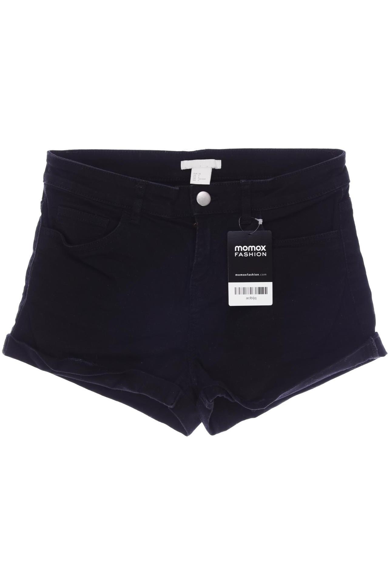 

H&M Damen Shorts, schwarz, Gr. 34