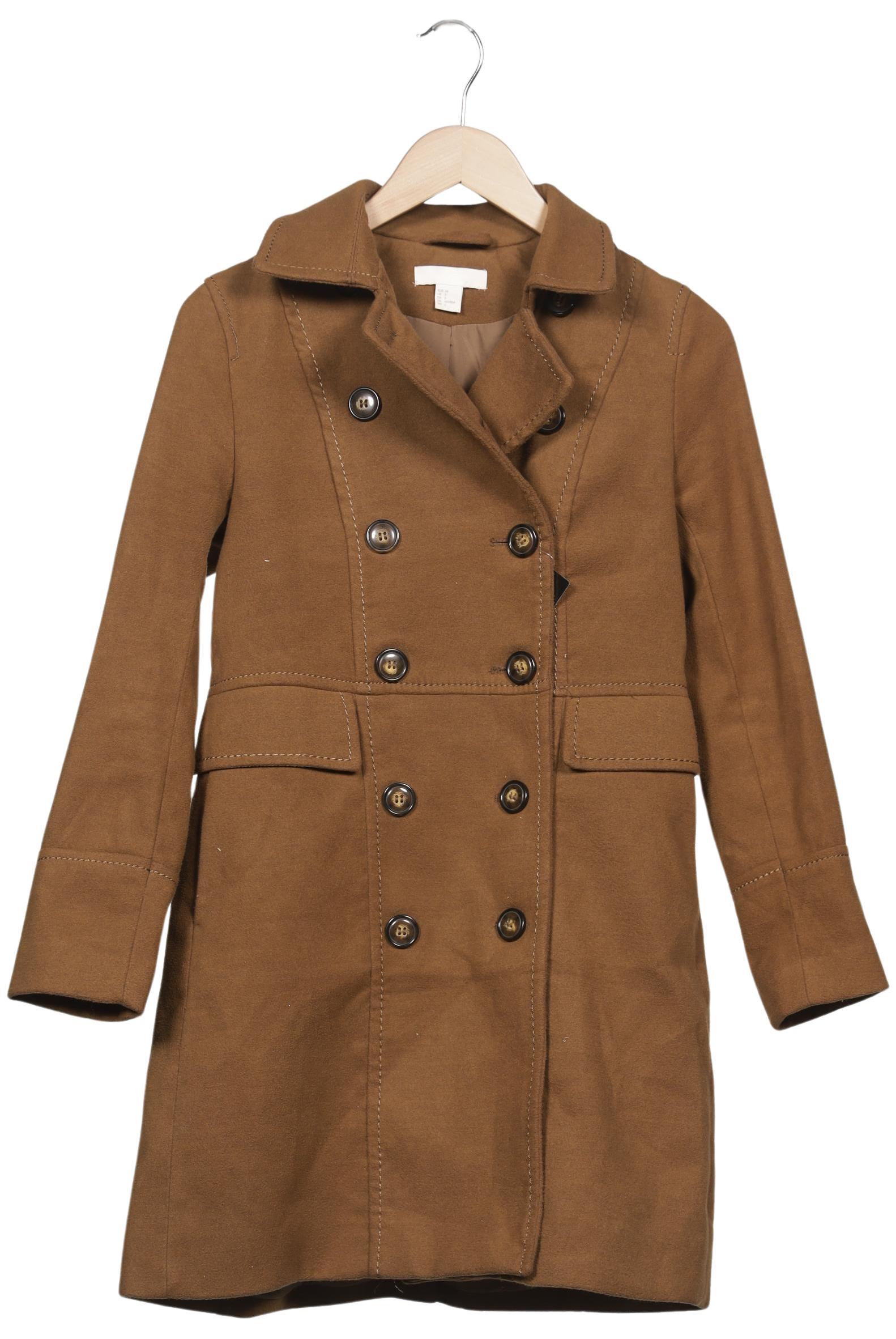 

H&M Damen Mantel, braun, Gr. 34