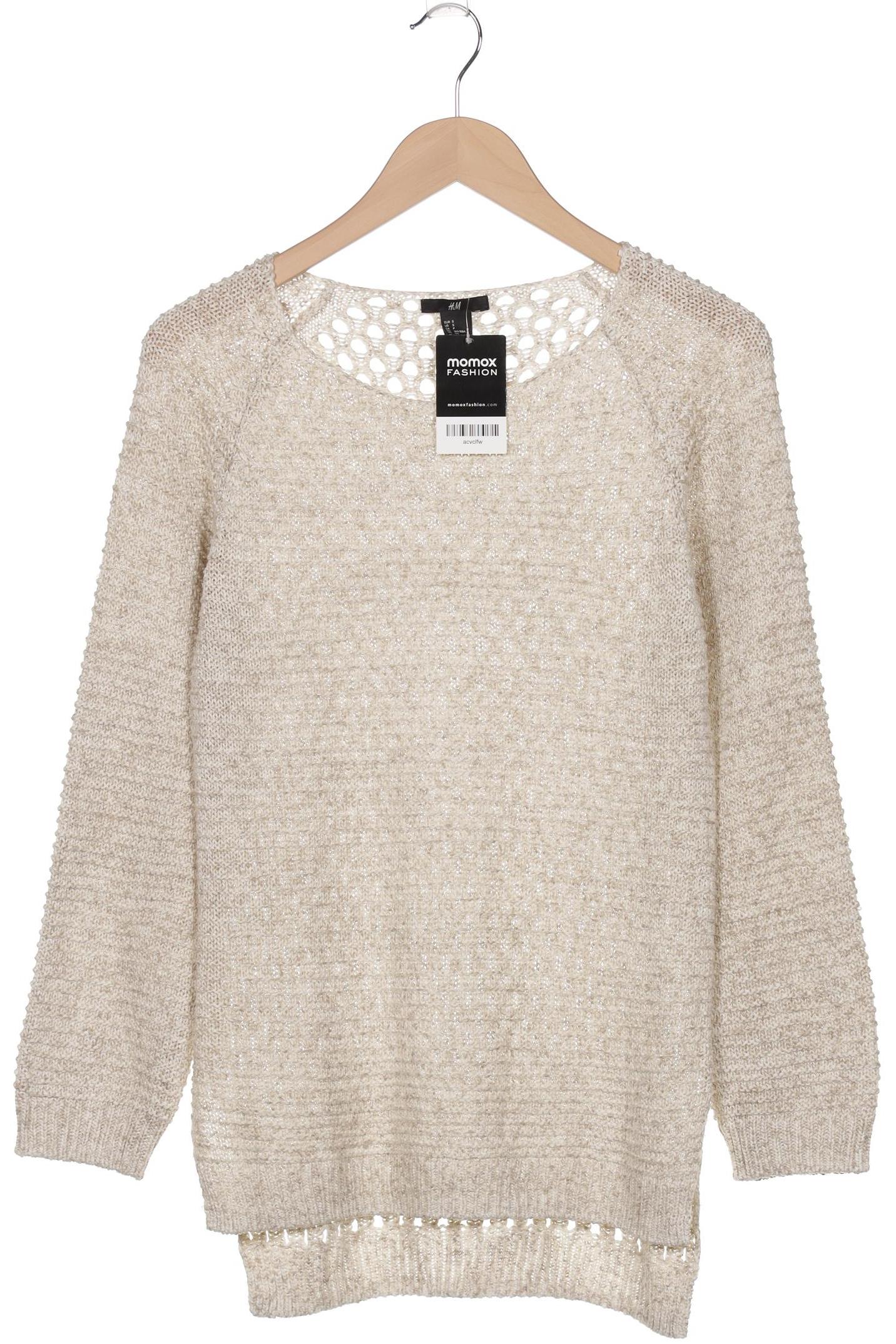 

H&M Damen Pullover, cremeweiß, Gr. 36