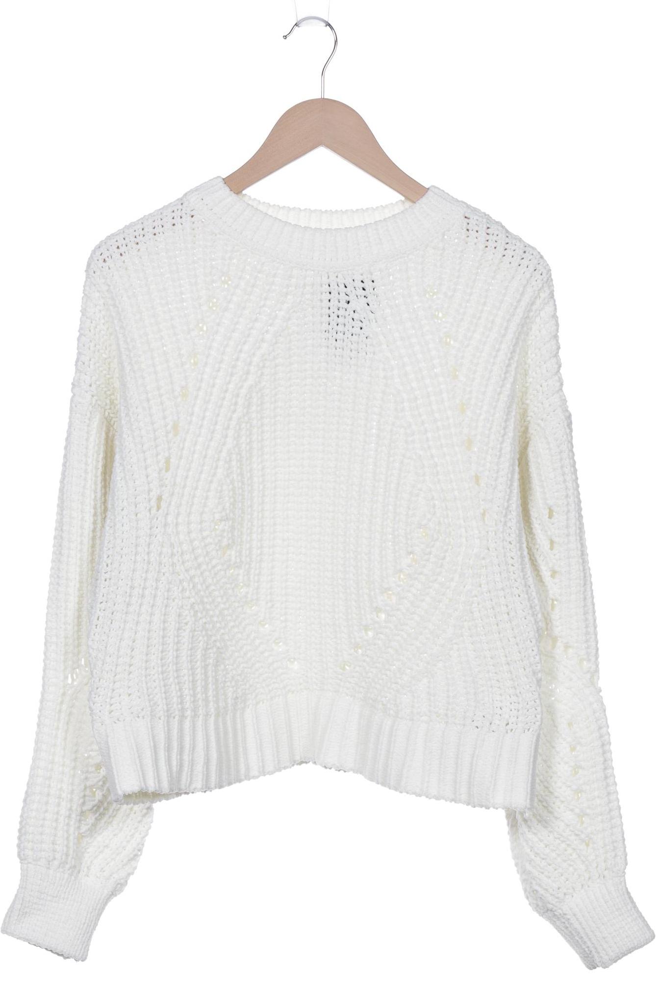 

H&M Damen Pullover, cremeweiß, Gr. 36