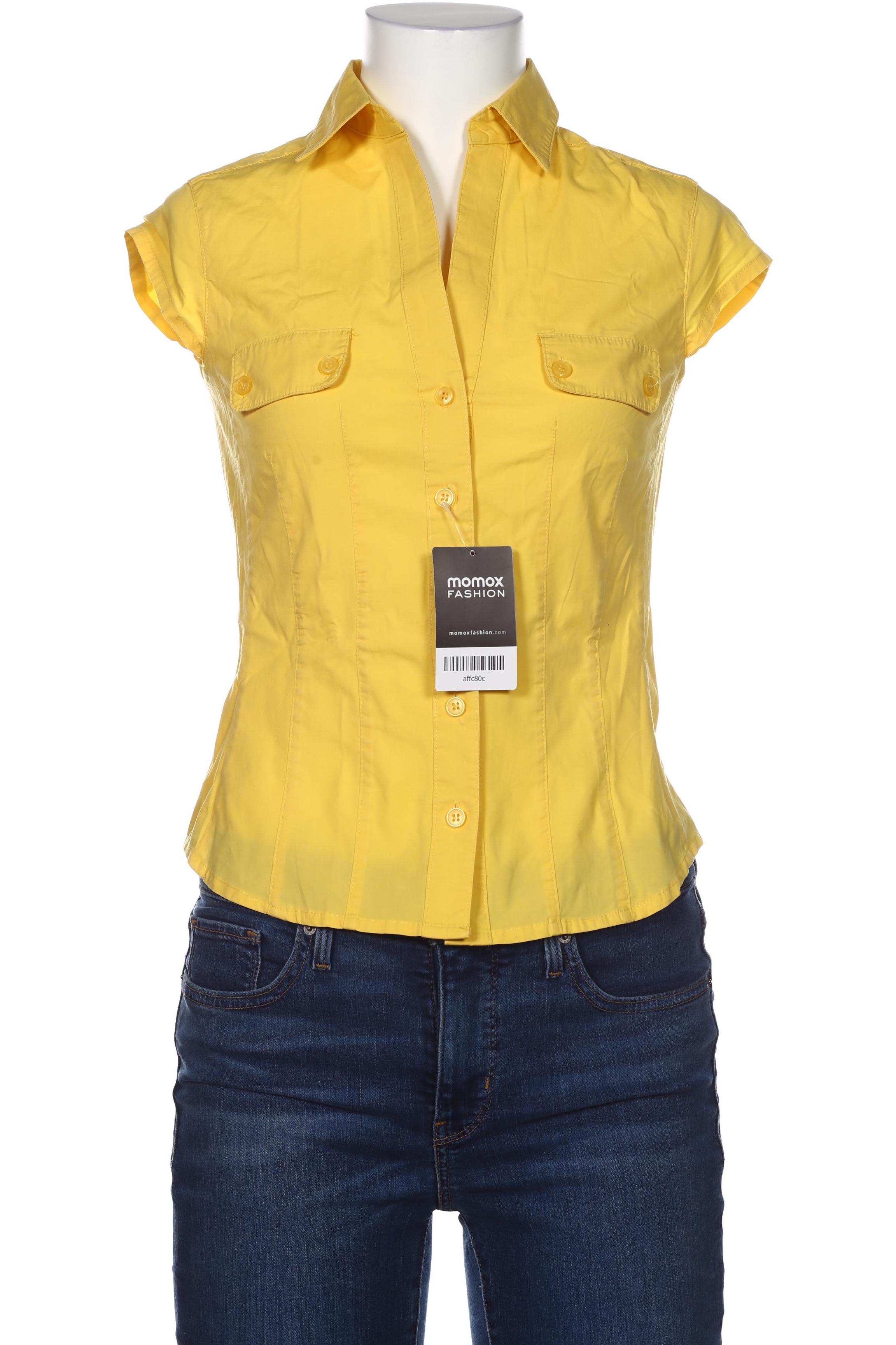 

H&M Damen Bluse, gelb, Gr. 34