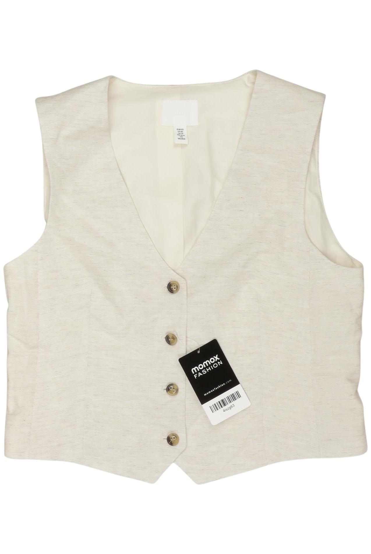 

H&M Damen Weste, beige, Gr. 34
