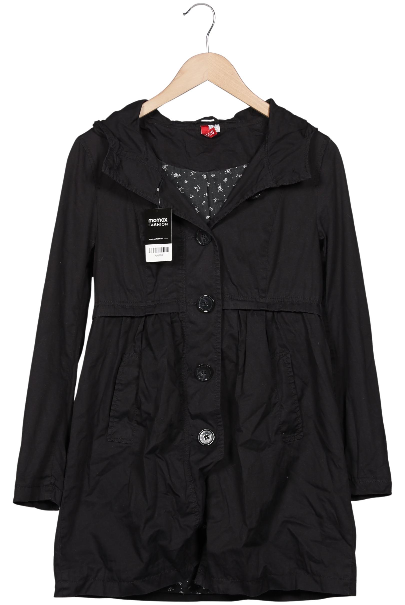 

H&M Damen Mantel, schwarz, Gr. 38