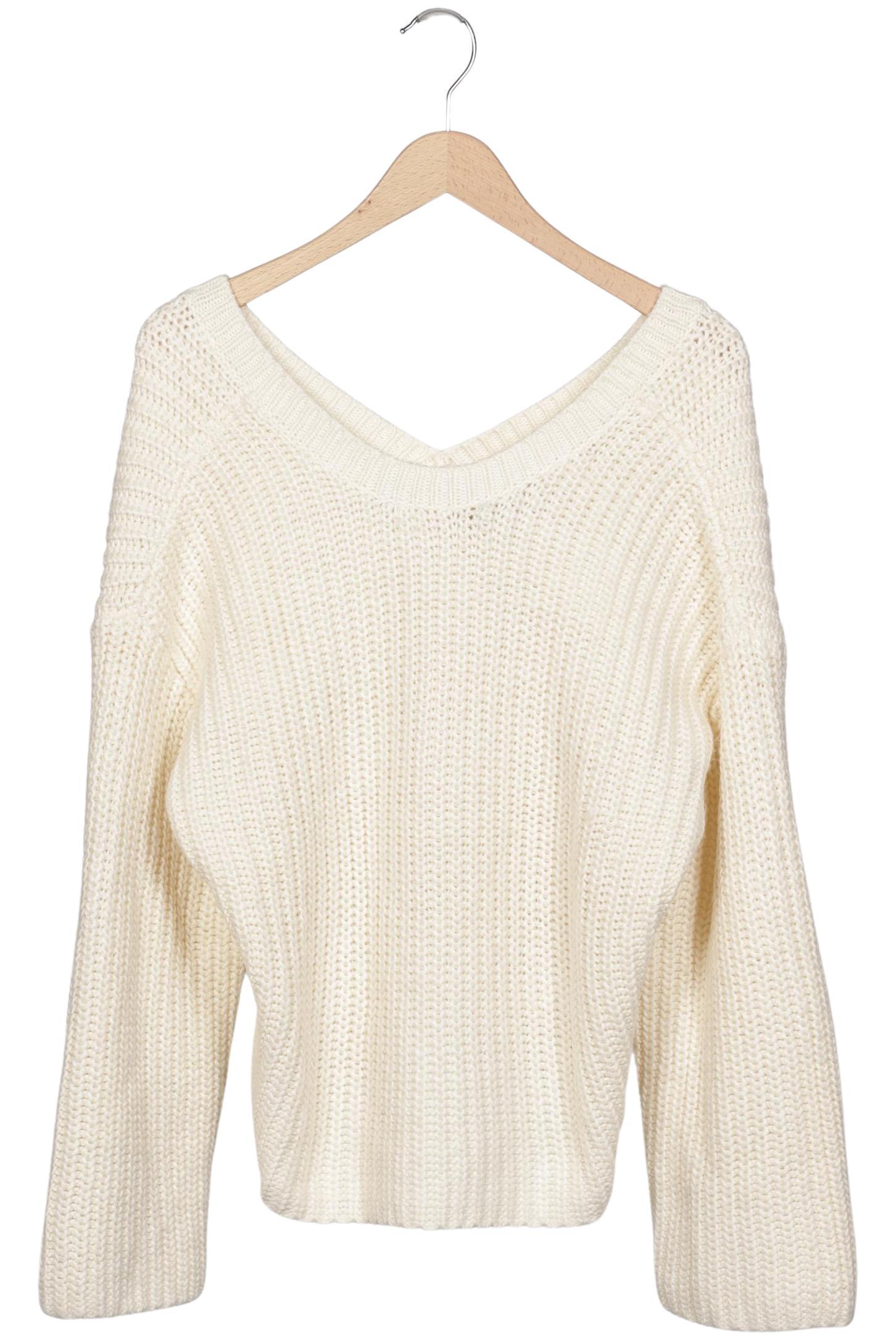 

H&M Damen Pullover, cremeweiß, Gr. 42