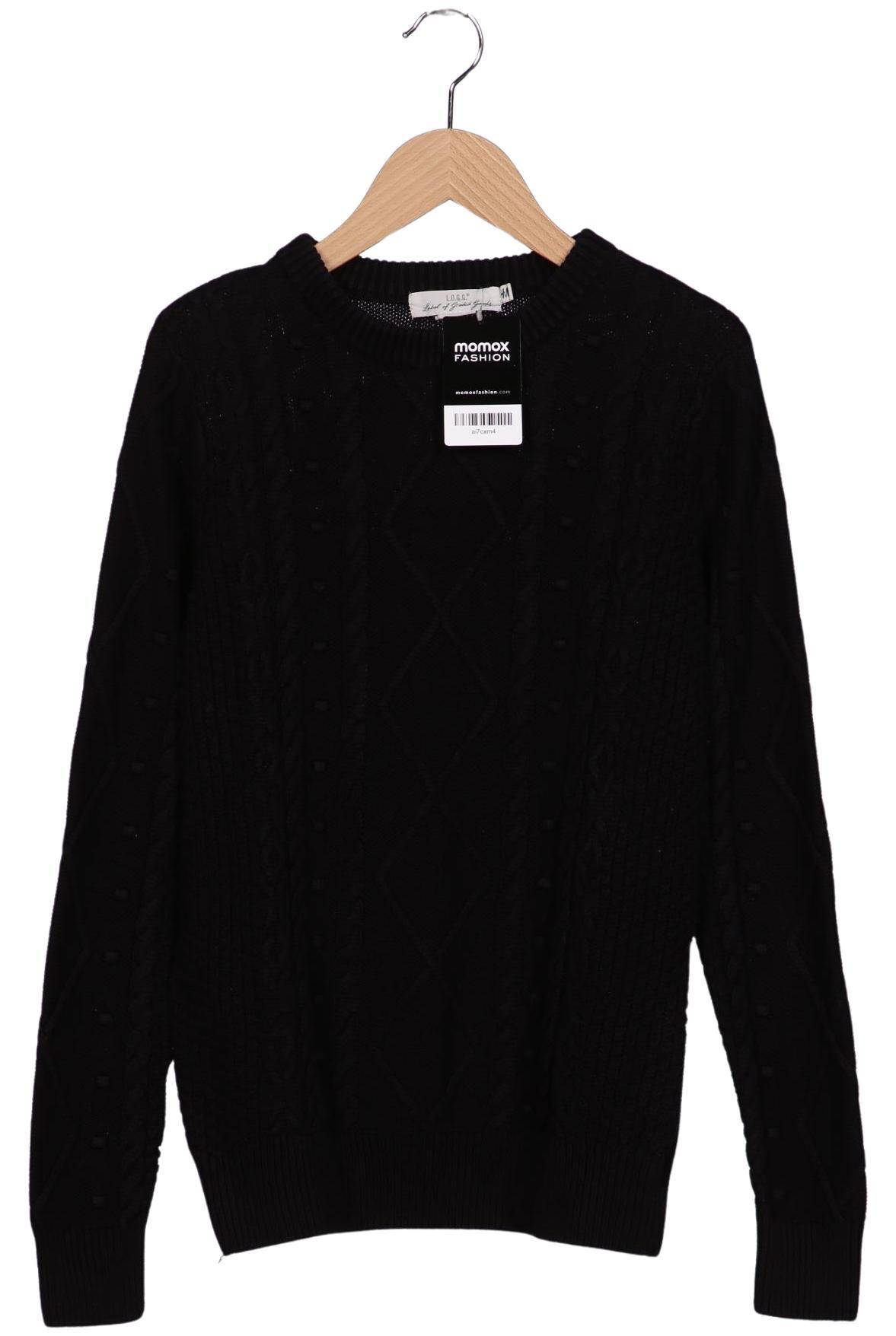 

H&M Damen Pullover, schwarz, Gr. 36