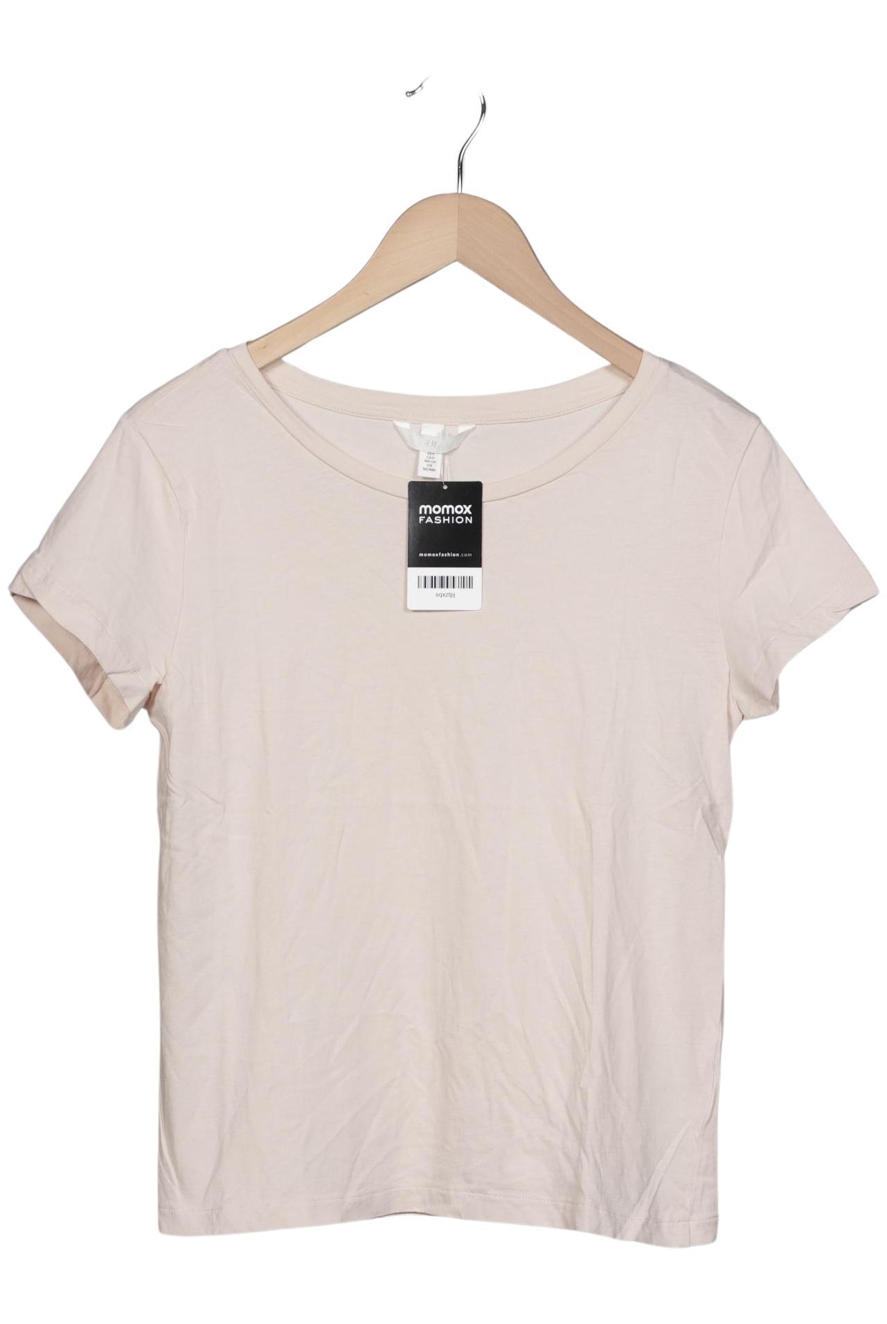 

H&M Damen T-Shirt, beige, Gr. 36