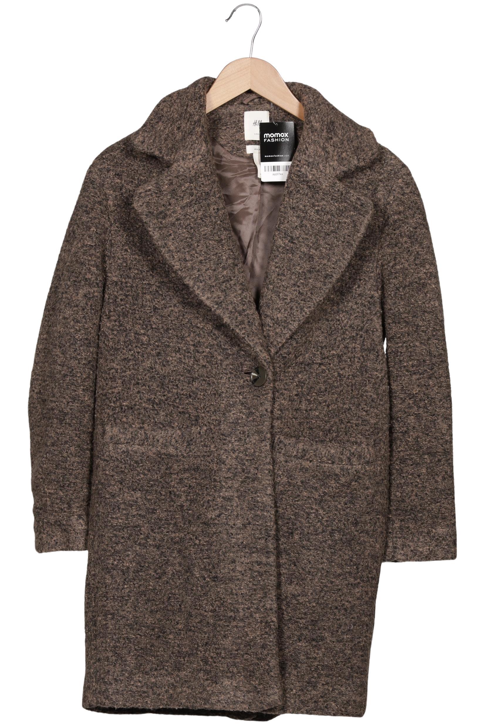 

H&M Damen Mantel, braun, Gr. 34