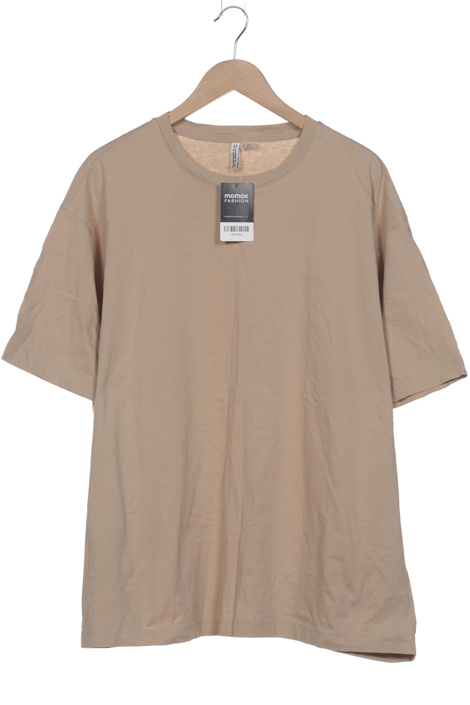 

H&M Damen T-Shirt, beige, Gr. 46