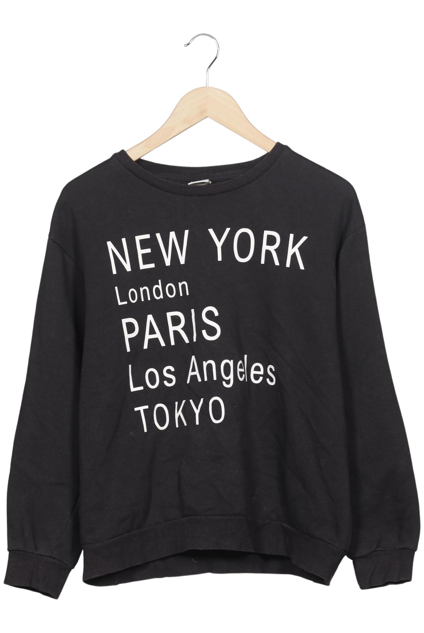 

H&M Damen Sweatshirt, schwarz, Gr. 38