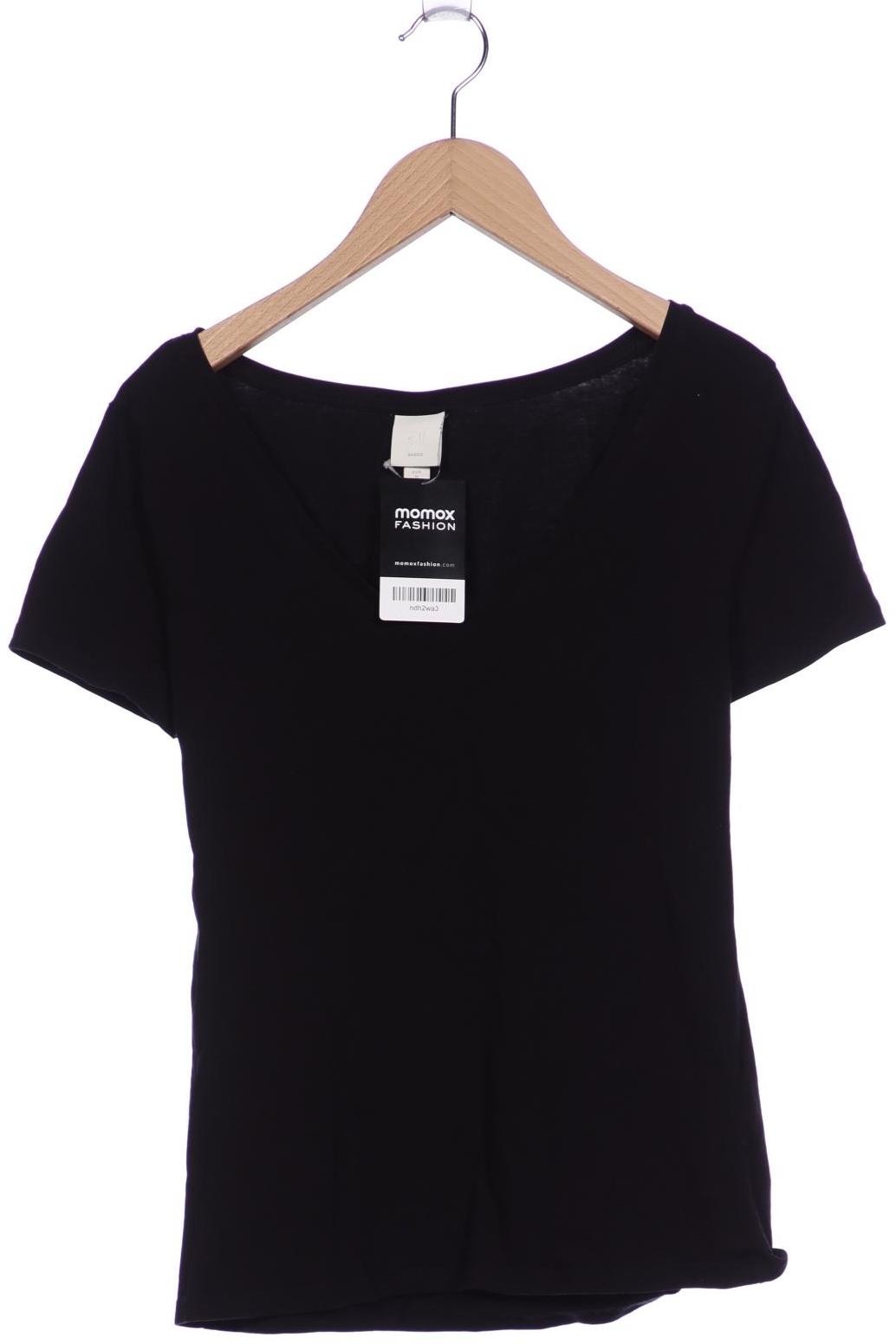 

H&M Damen T-Shirt, schwarz, Gr. 38