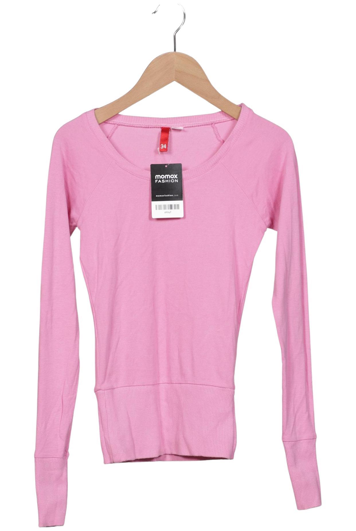

H&M Damen Langarmshirt, pink, Gr. 34