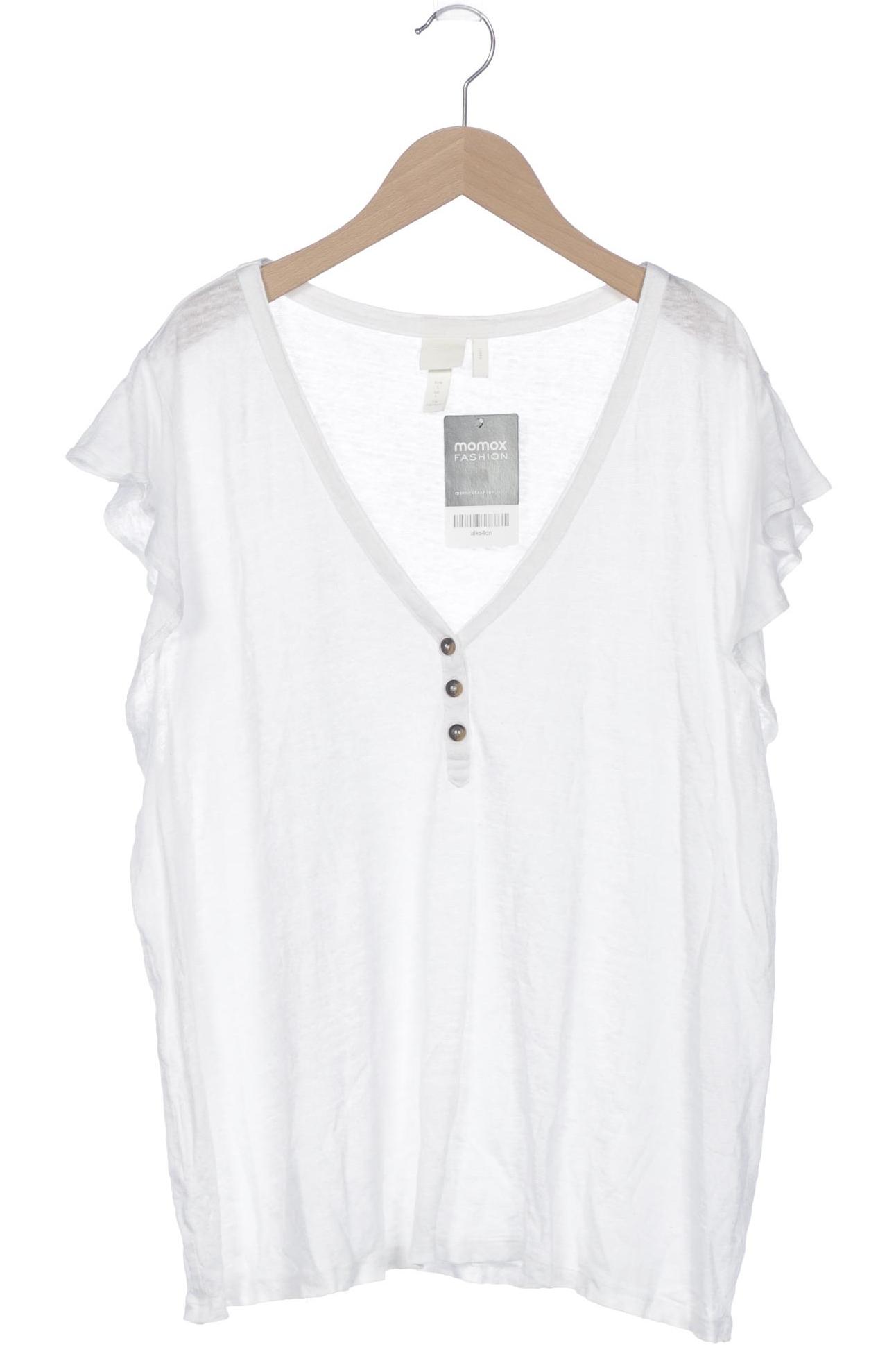 

H&M Damen T-Shirt, weiß, Gr. 42