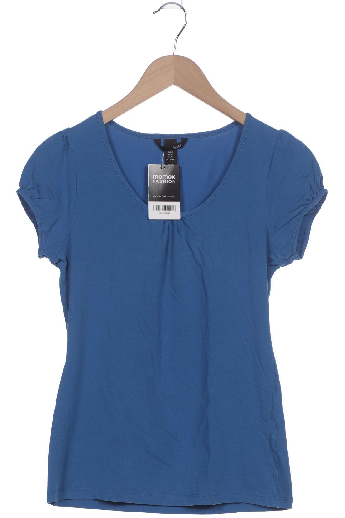 

H&M Damen T-Shirt, blau, Gr. 38