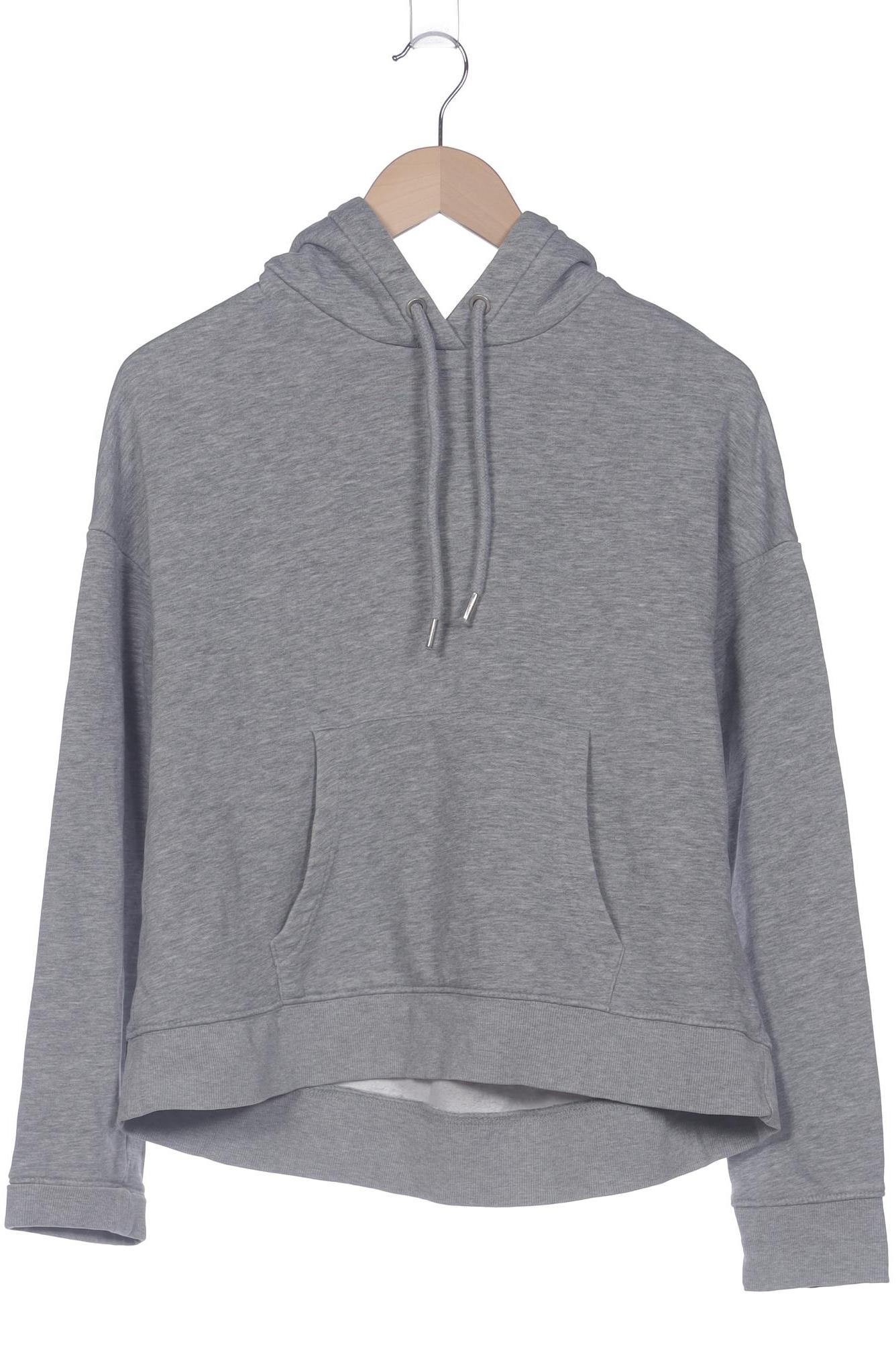 

H&M Damen Kapuzenpullover, grau, Gr. 34