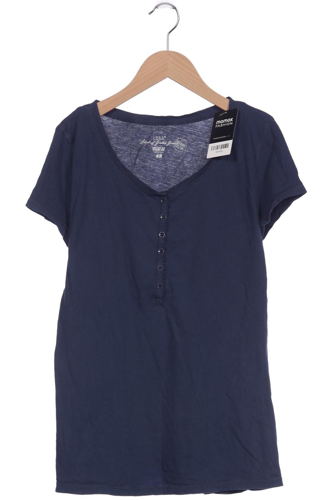 

H&M Damen T-Shirt, blau, Gr. 38