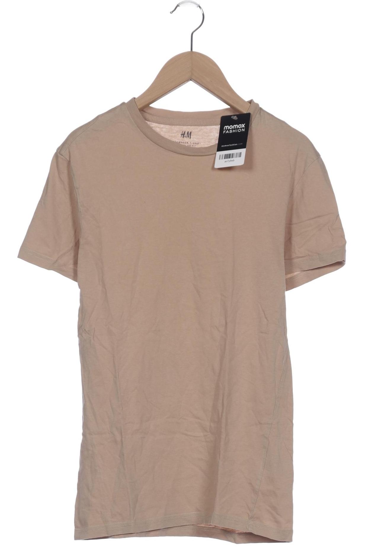 

H&M Damen T-Shirt, beige, Gr. 34