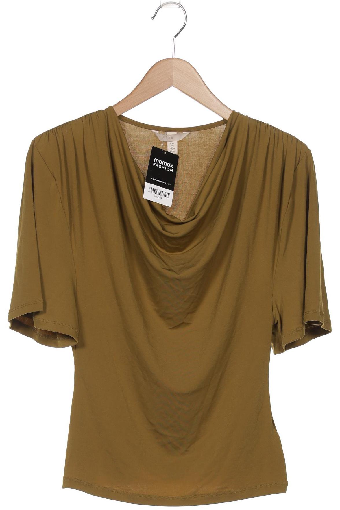 

H&M Damen T-Shirt, grün, Gr. 36