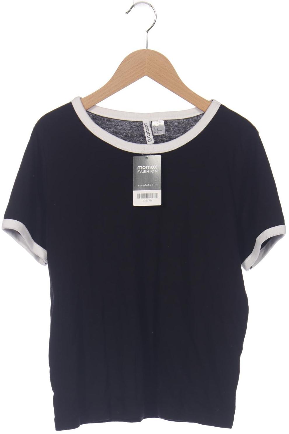 

H&M Damen T-Shirt, schwarz, Gr. 38