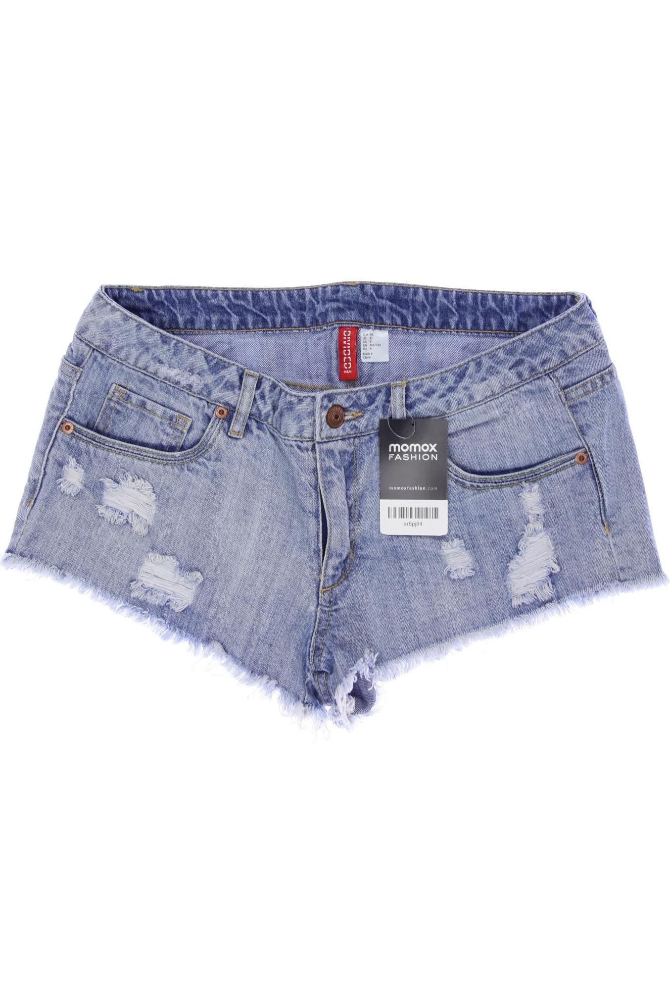 

H&M Damen Shorts, blau, Gr. 38