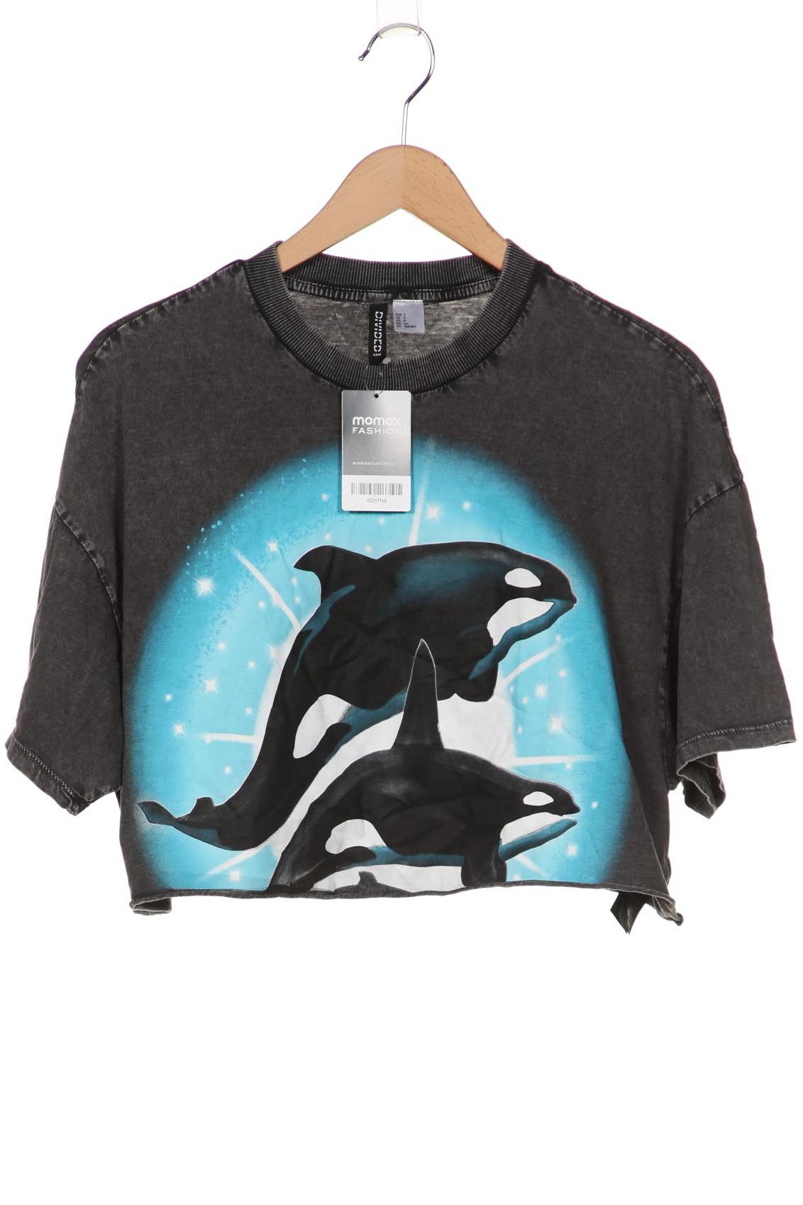 

H&M Damen T-Shirt, grau