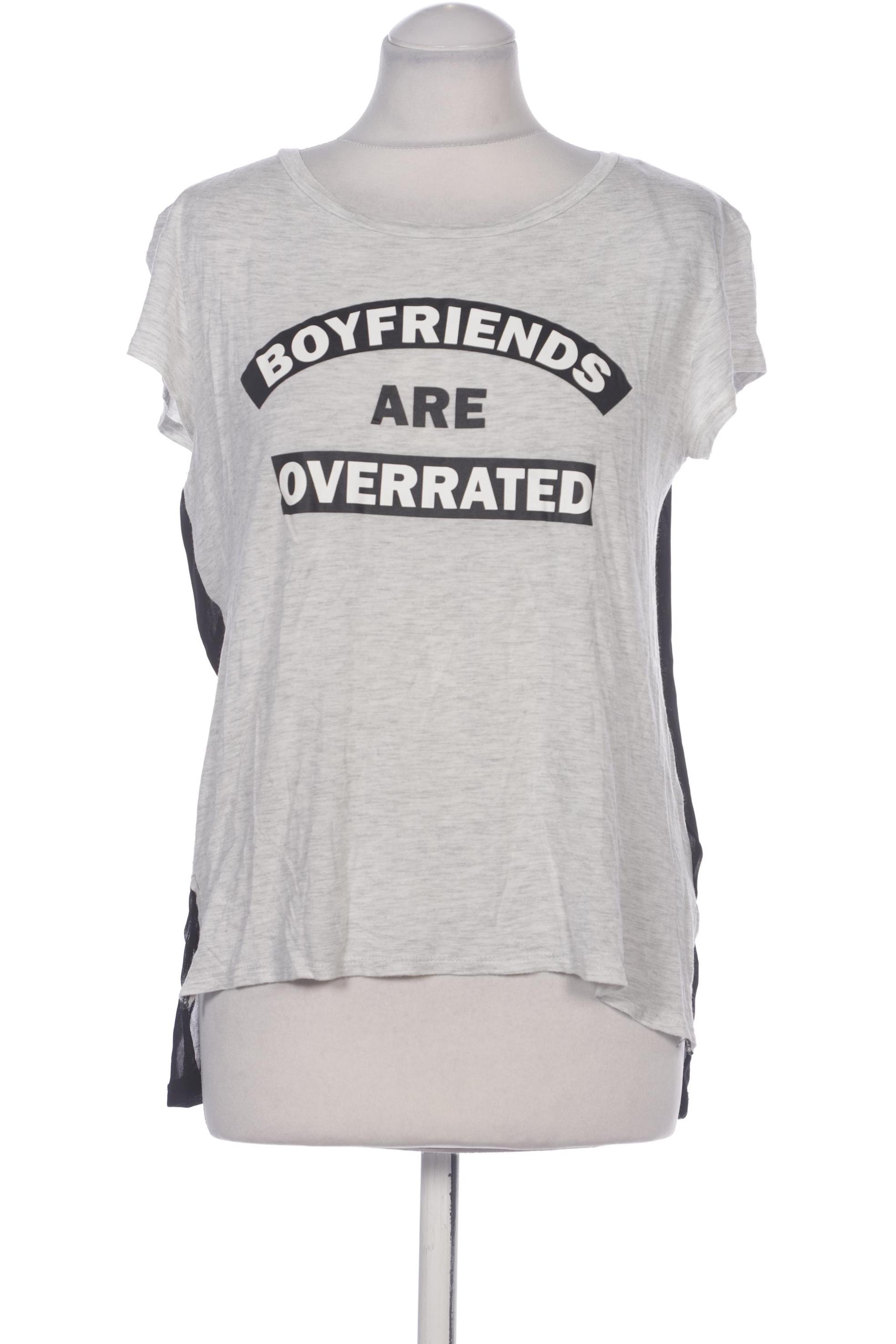 

H&M Damen T-Shirt, grau, Gr. 36