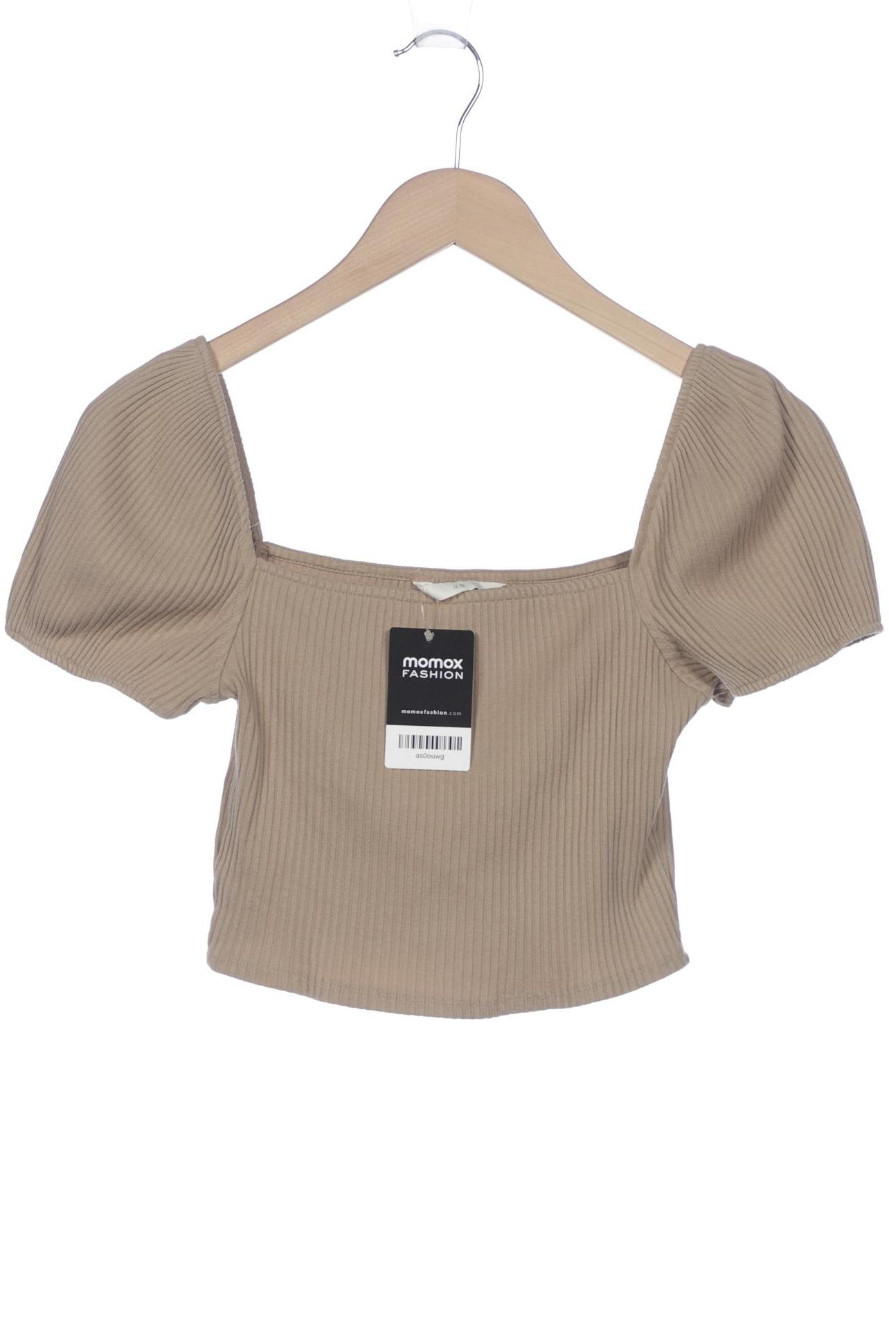

H&M Damen T-Shirt, beige, Gr. 36